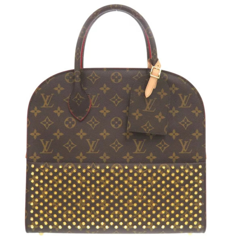 Louis Vuitton Christian Louboutin Iconoclast studded calfskin handbag